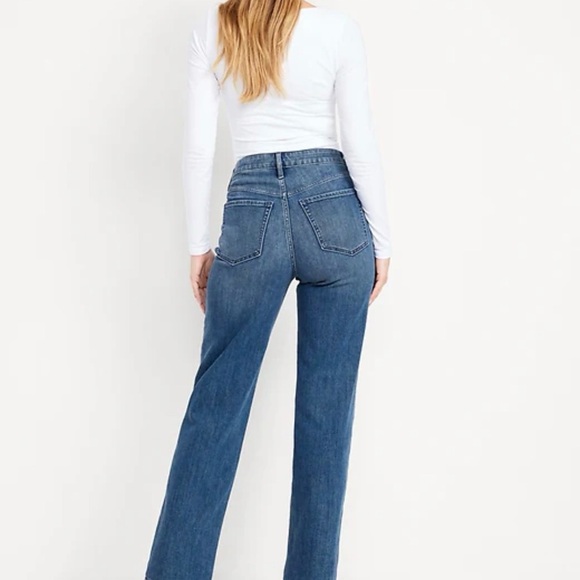 Old Navy Denim - Old Navy Women's High-Rise Straight Jeans